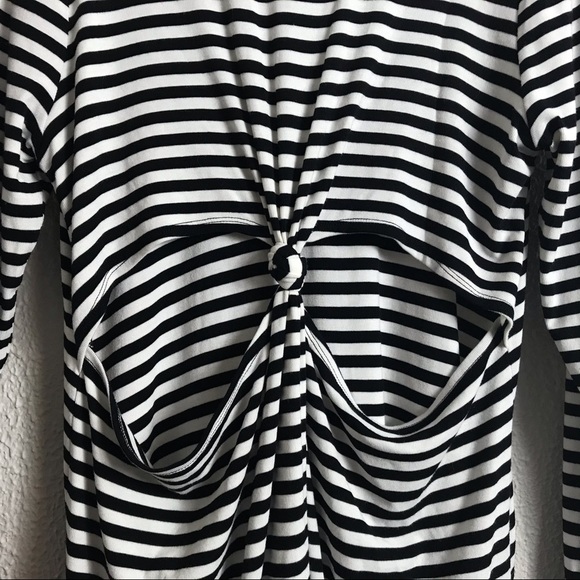 Lovers‎ + Friends Striped Knot Back Cutout Dress Small - Picture 5 of 6